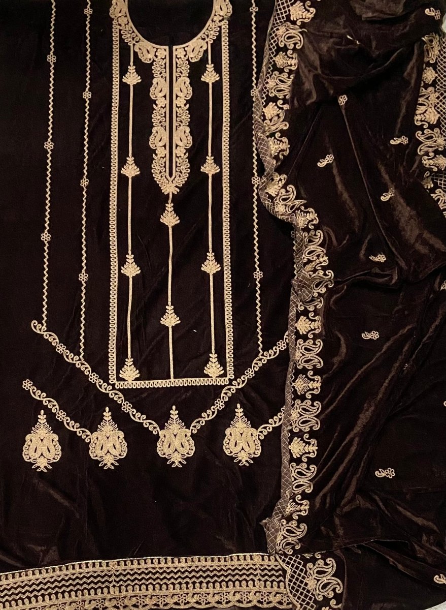 Dhamaka Offer Velvet Winter Suit Set(DN151) - Yanchi