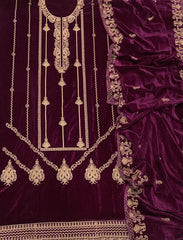 Dhamaka Offer Velvet Winter Suit Set(DN151) - Yanchi