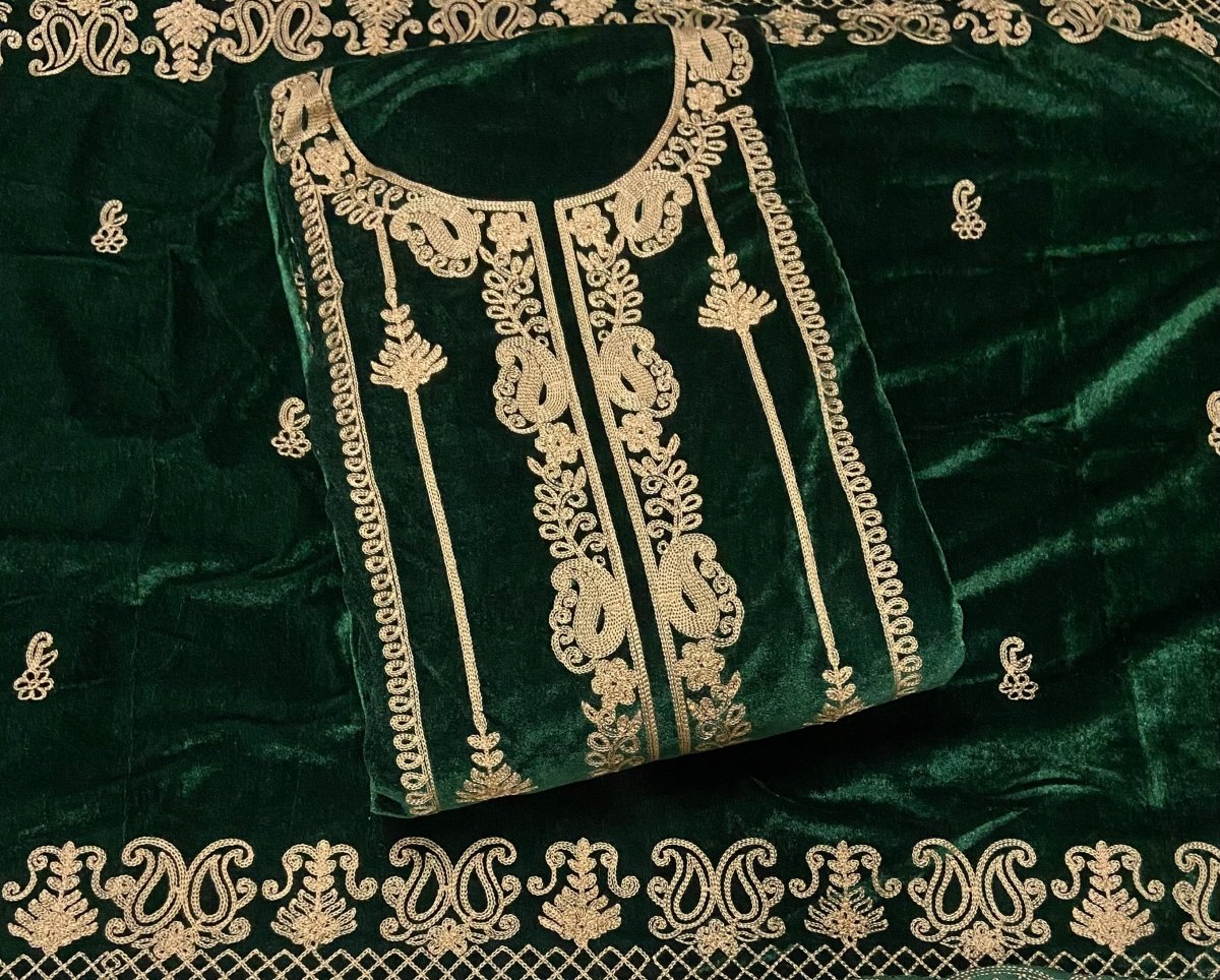 Dhamaka Offer Velvet Winter Suit Set(DN151) - Yanchi