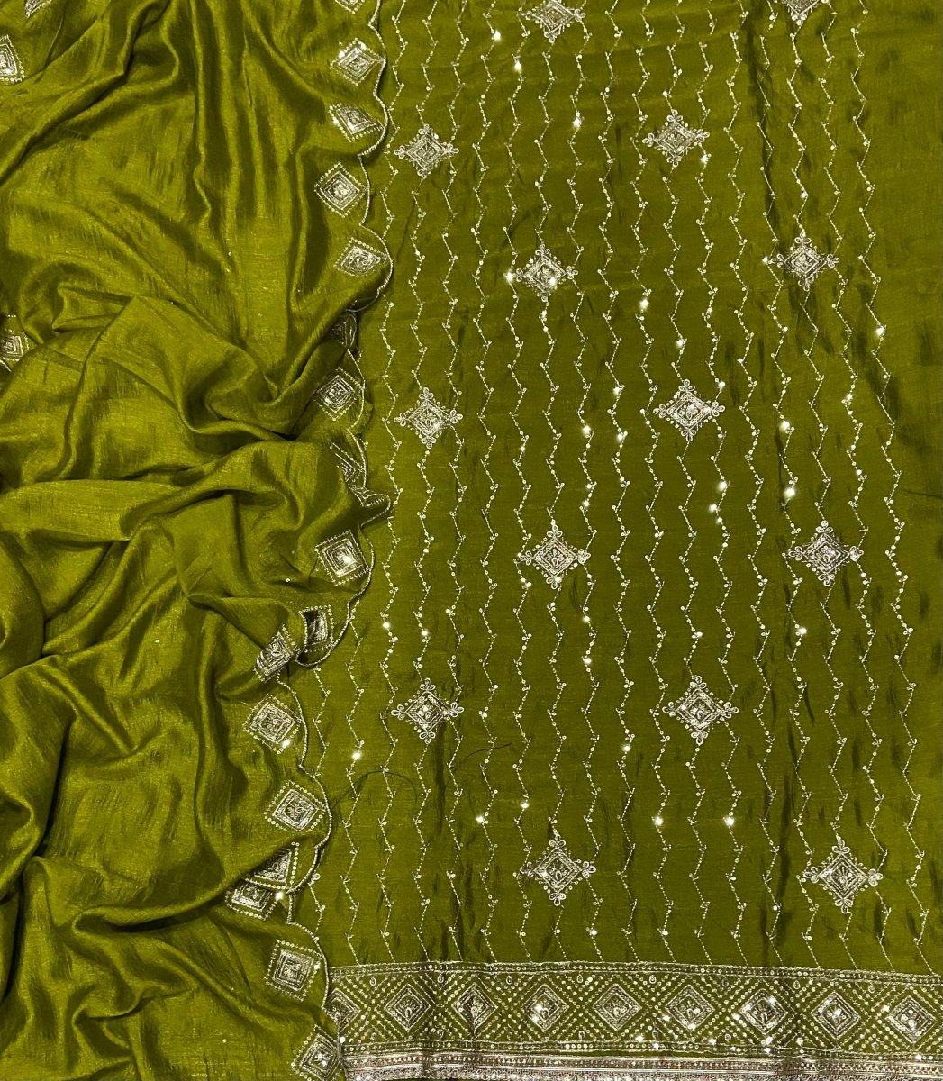 Dhamaka Offer Zomato Suit Set With Zari Work - Yanchi