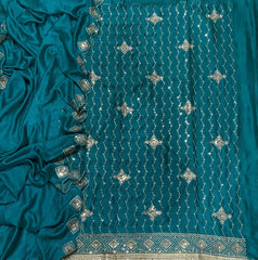 Dhamaka Offer Zomato Suit Set With Zari Work - Yanchi