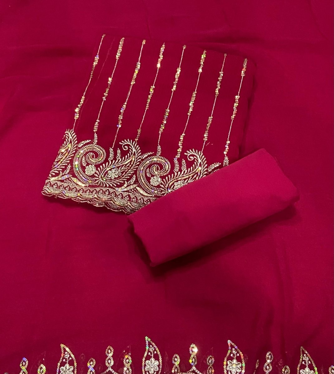 Dhamaka Offer Zomato Suit Set With Zari Work - Yanchi