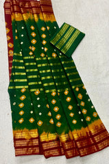 Elegant Pure Cotton Bandhej Print Saree - Yanchi