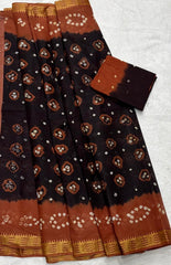 Elegant Pure Cotton Royal Bandhej Print Saree - Yanchi