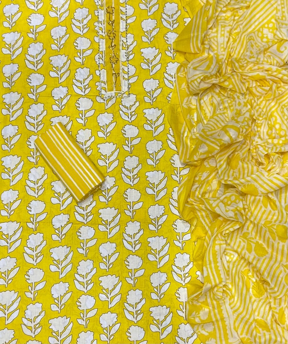 Elegant Work Pure Cotton Suit Set - Yanchi