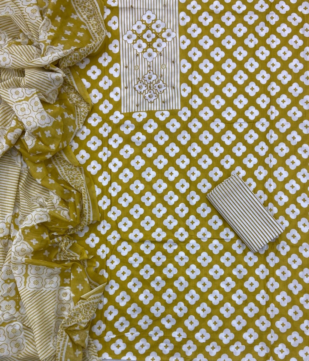 Elegant Work Pure Cotton Suit Set - Yanchi