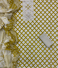 Elegant Work Pure Cotton Suit Set - Yanchi