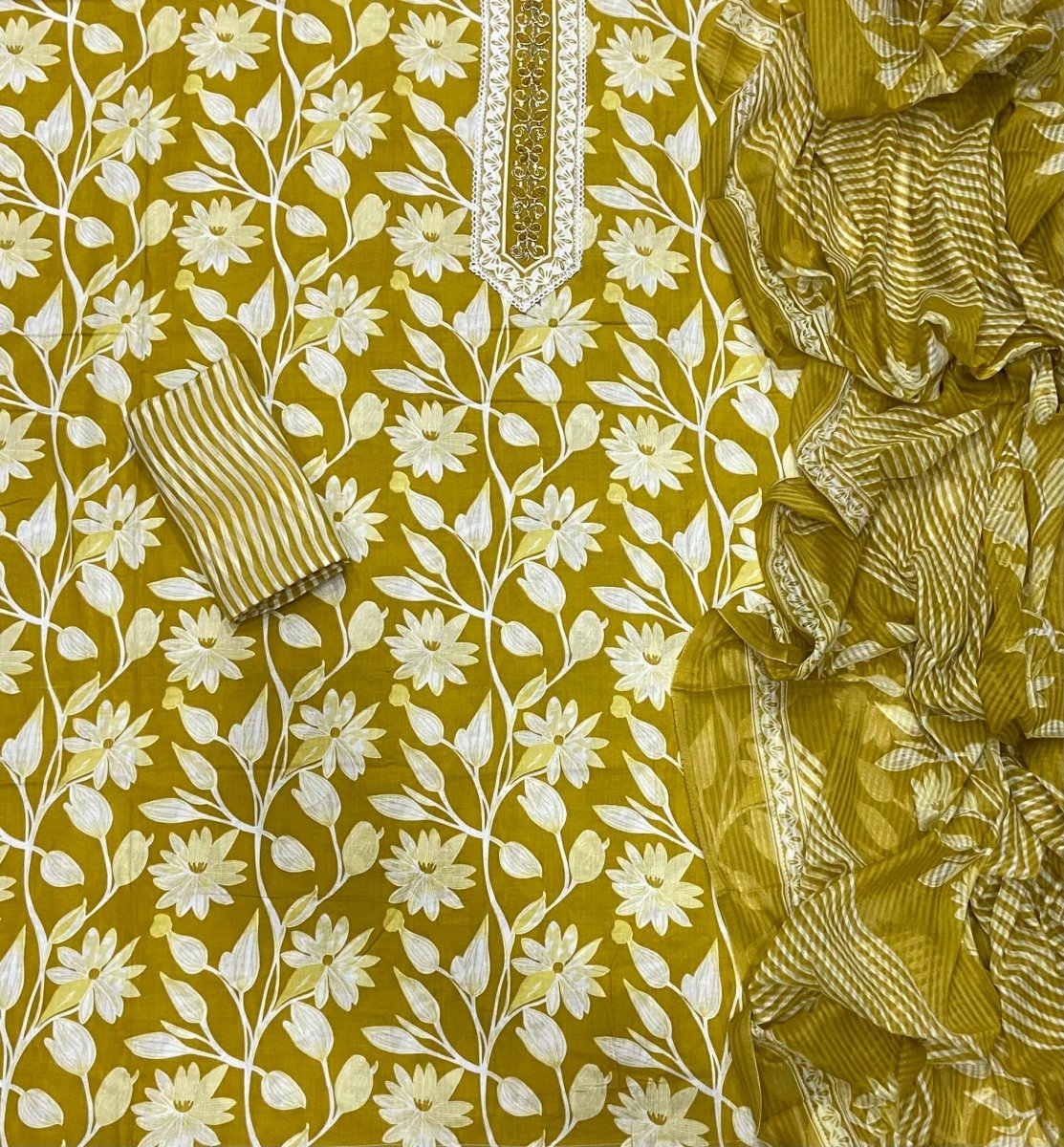 Elegant Work Pure Cotton Suit Set - Yanchi