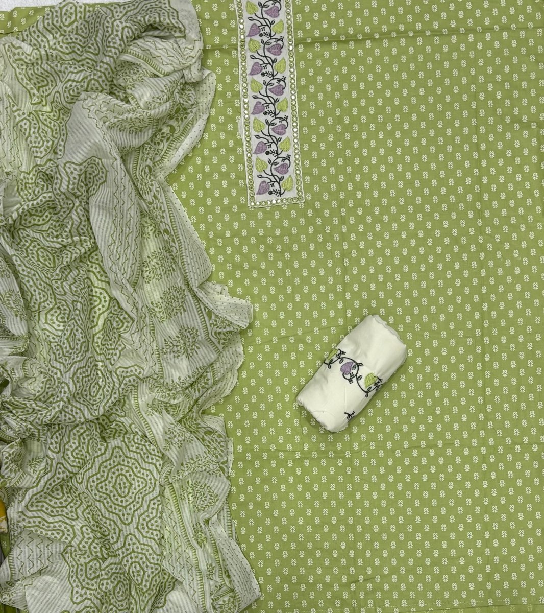 Elegant Work Pure Cotton Suit Set - Yanchi