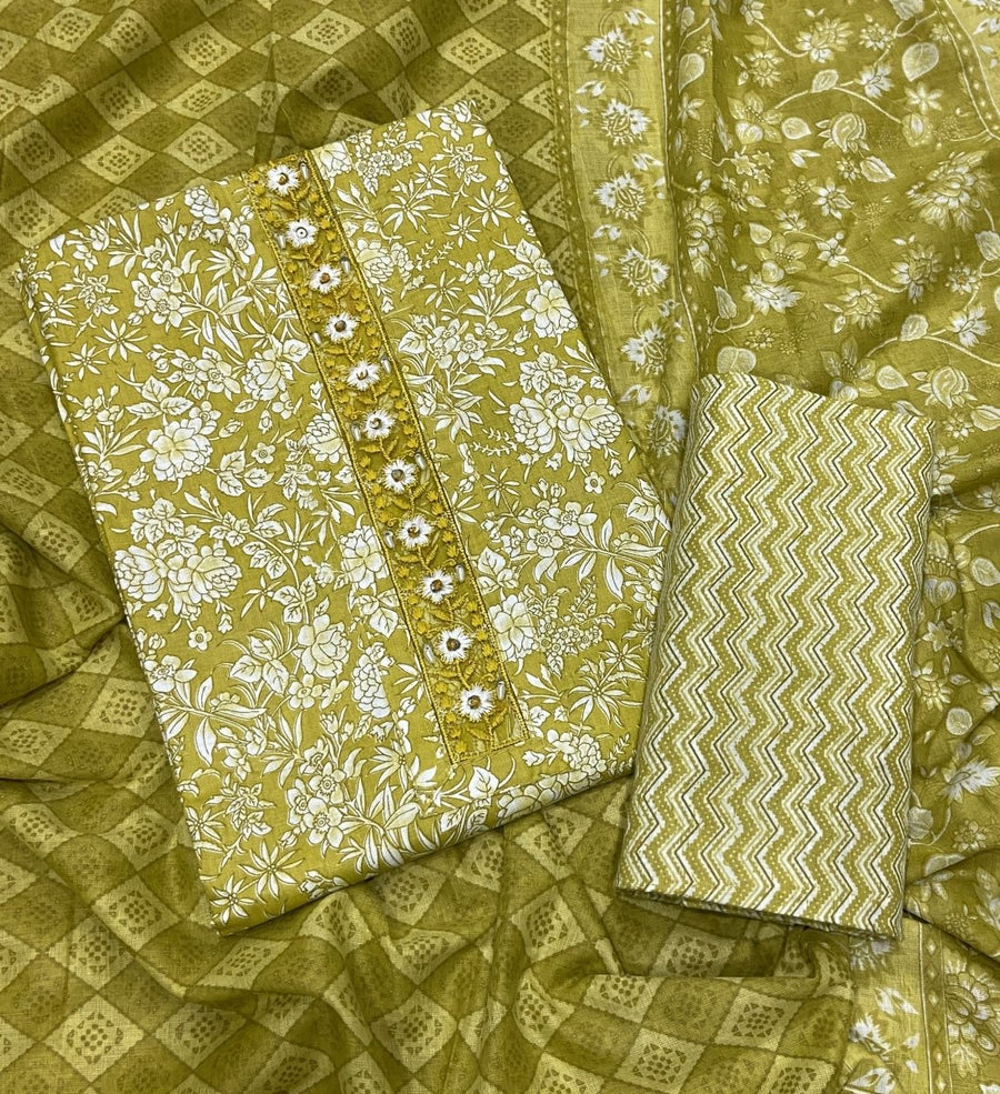 Elegant Work Pure Cotton Suit Set - Yanchi