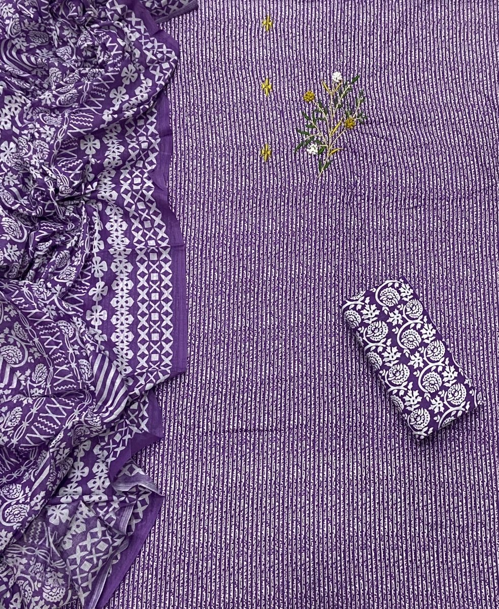Elegant Work Pure Cotton Suit Set - Yanchi