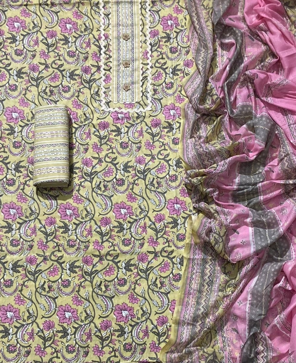 Elegant Work Pure Cotton Suit Set - Yanchi