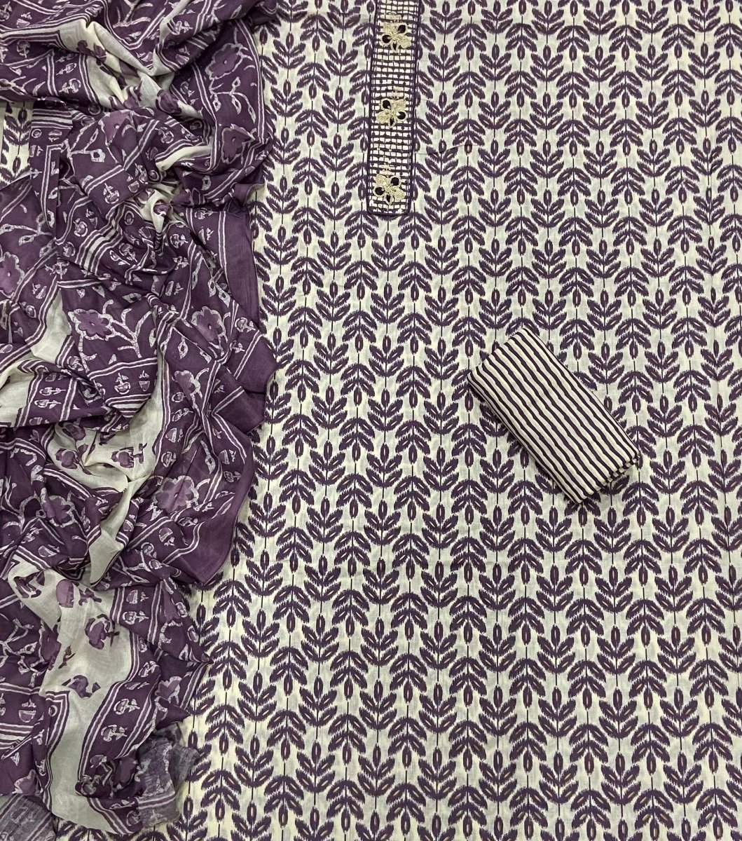 Elegant Work Pure Cotton Suit Set - Yanchi