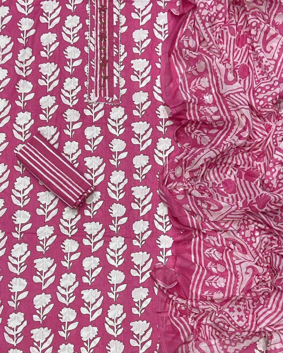 Elegant Work Pure Cotton Suit Set - Yanchi