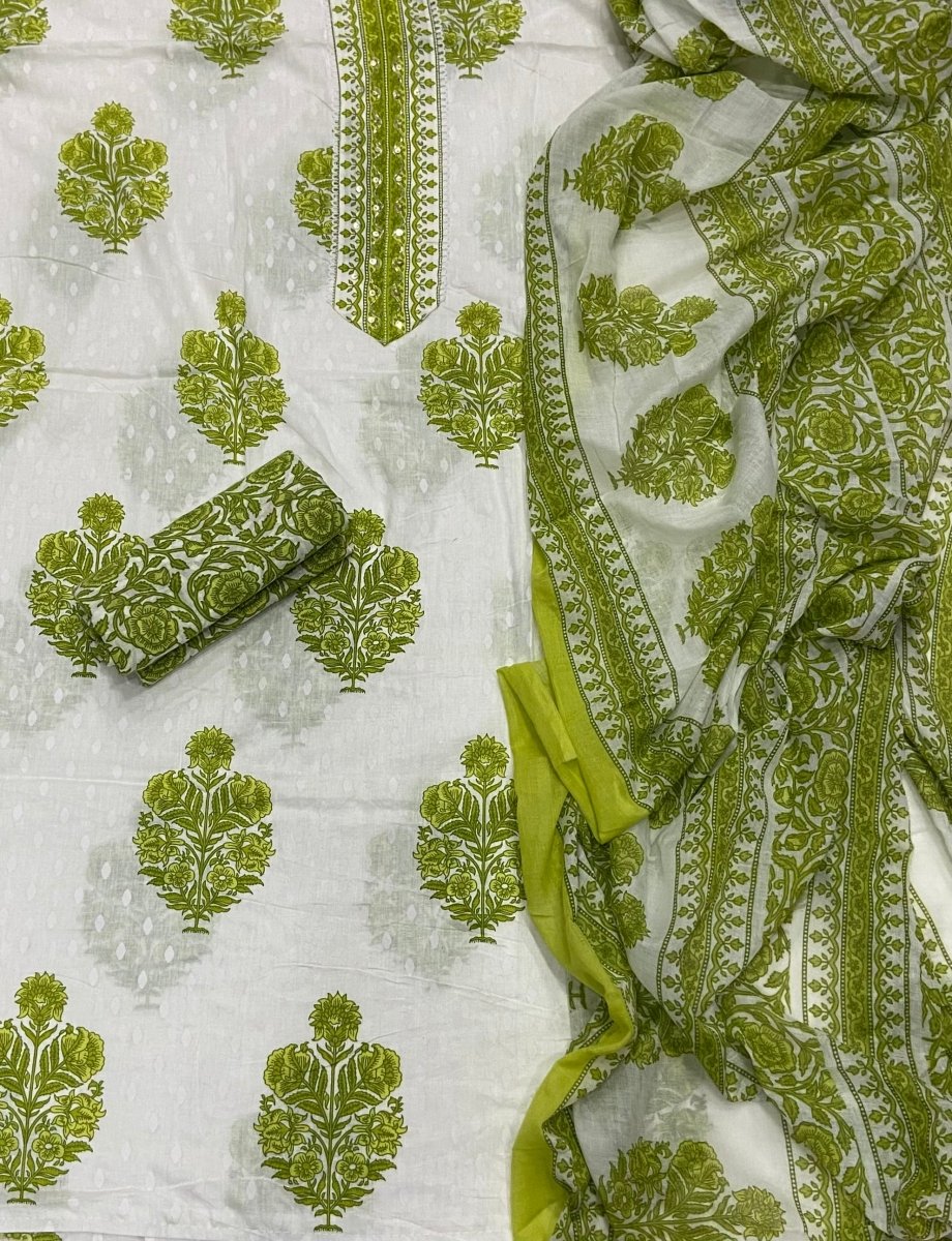 Elegant Work Pure Cotton Suit Set - Yanchi