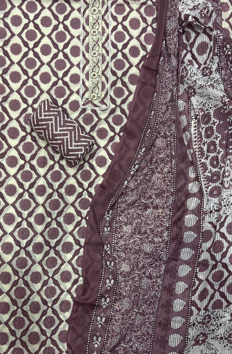 Elegant Work Pure Cotton Suit Set - Yanchi