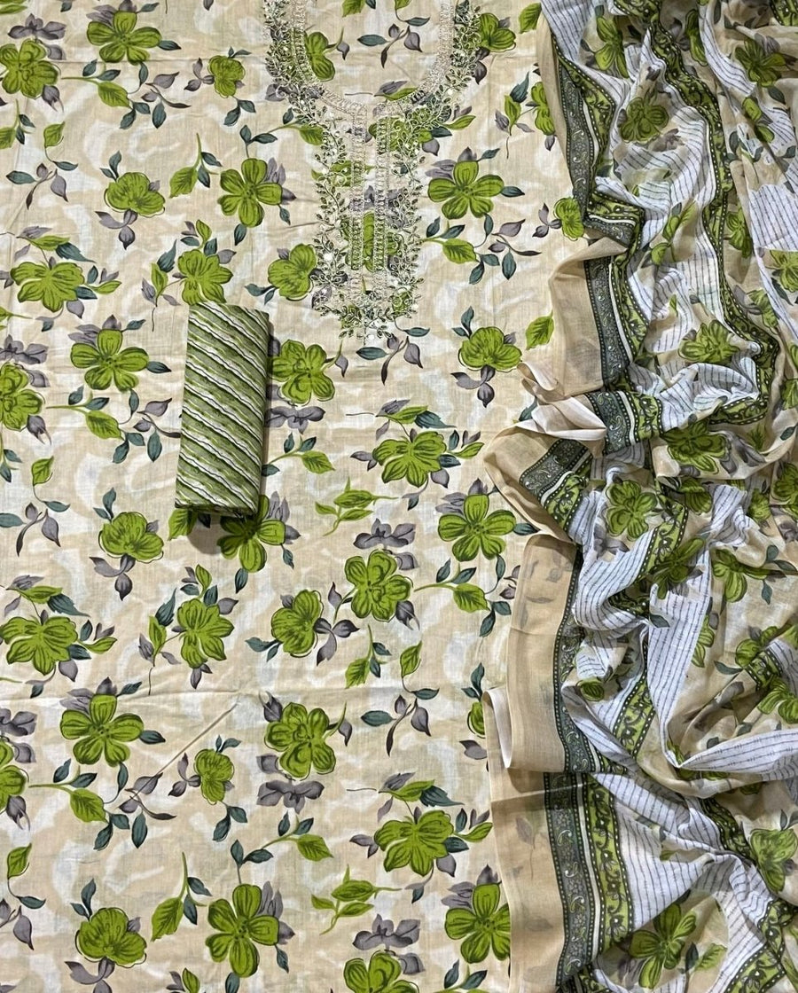 Elegant Work Pure Cotton Suit Set - Yanchi