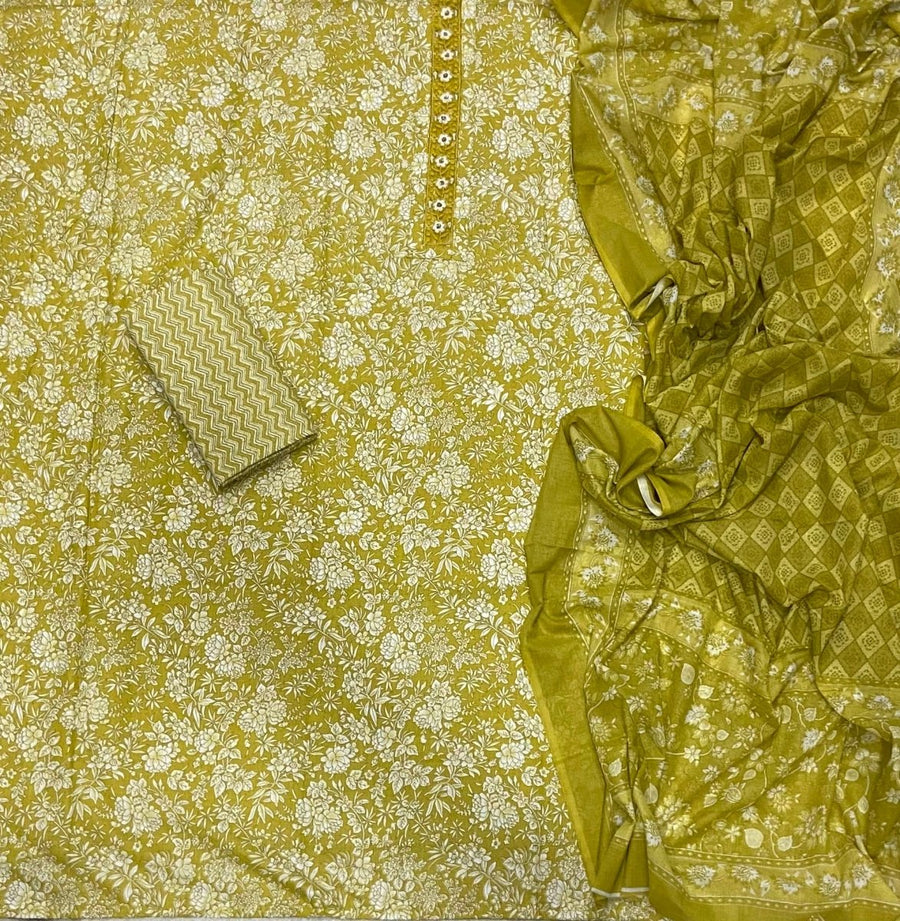 Elegant Work Pure Cotton Suit Set - Yanchi