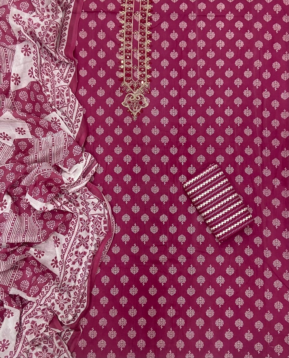 Elegant Work Pure Cotton Suit Set - Yanchi
