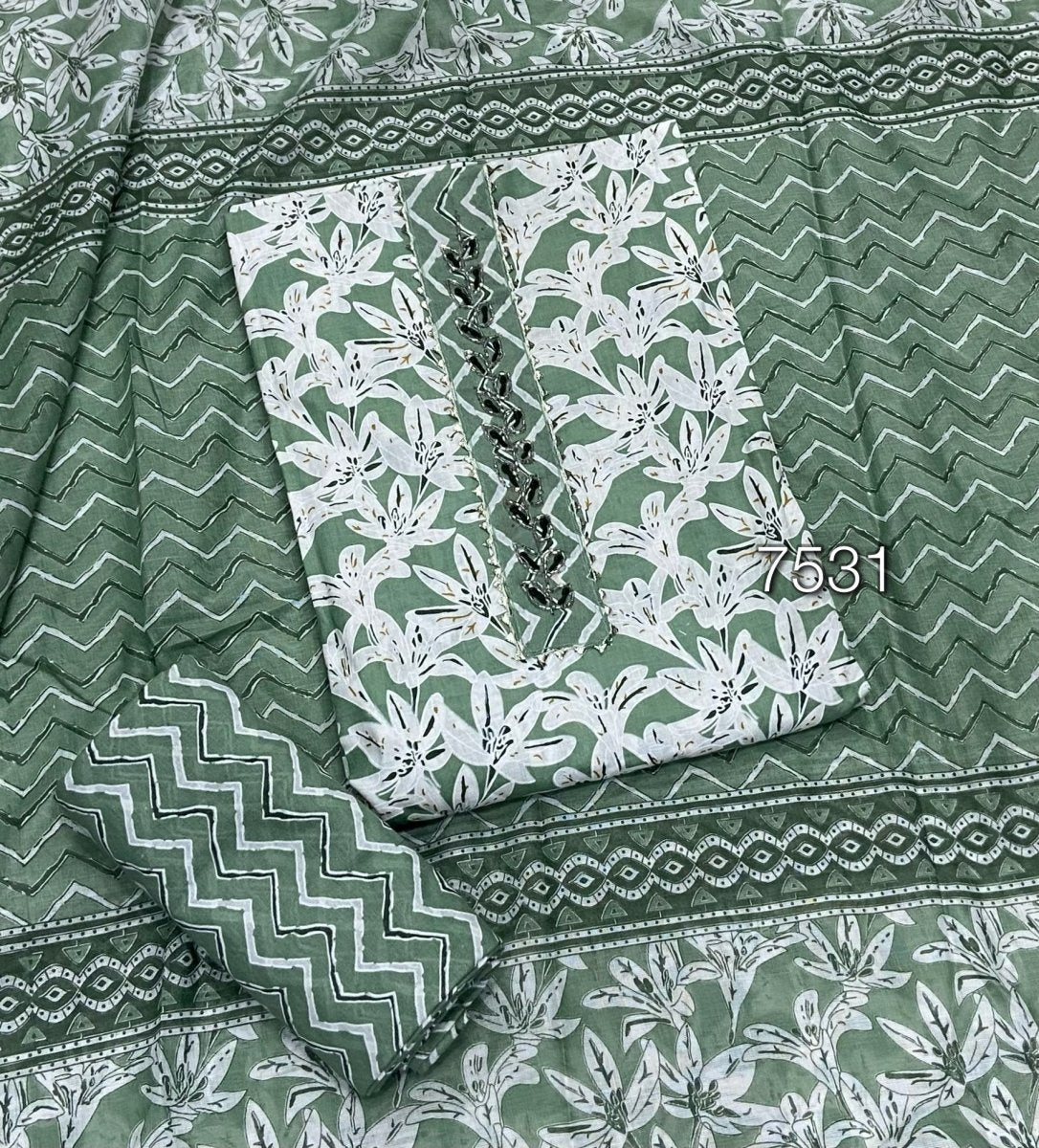 Elegant Work Pure Cotton Suit Set - Yanchi