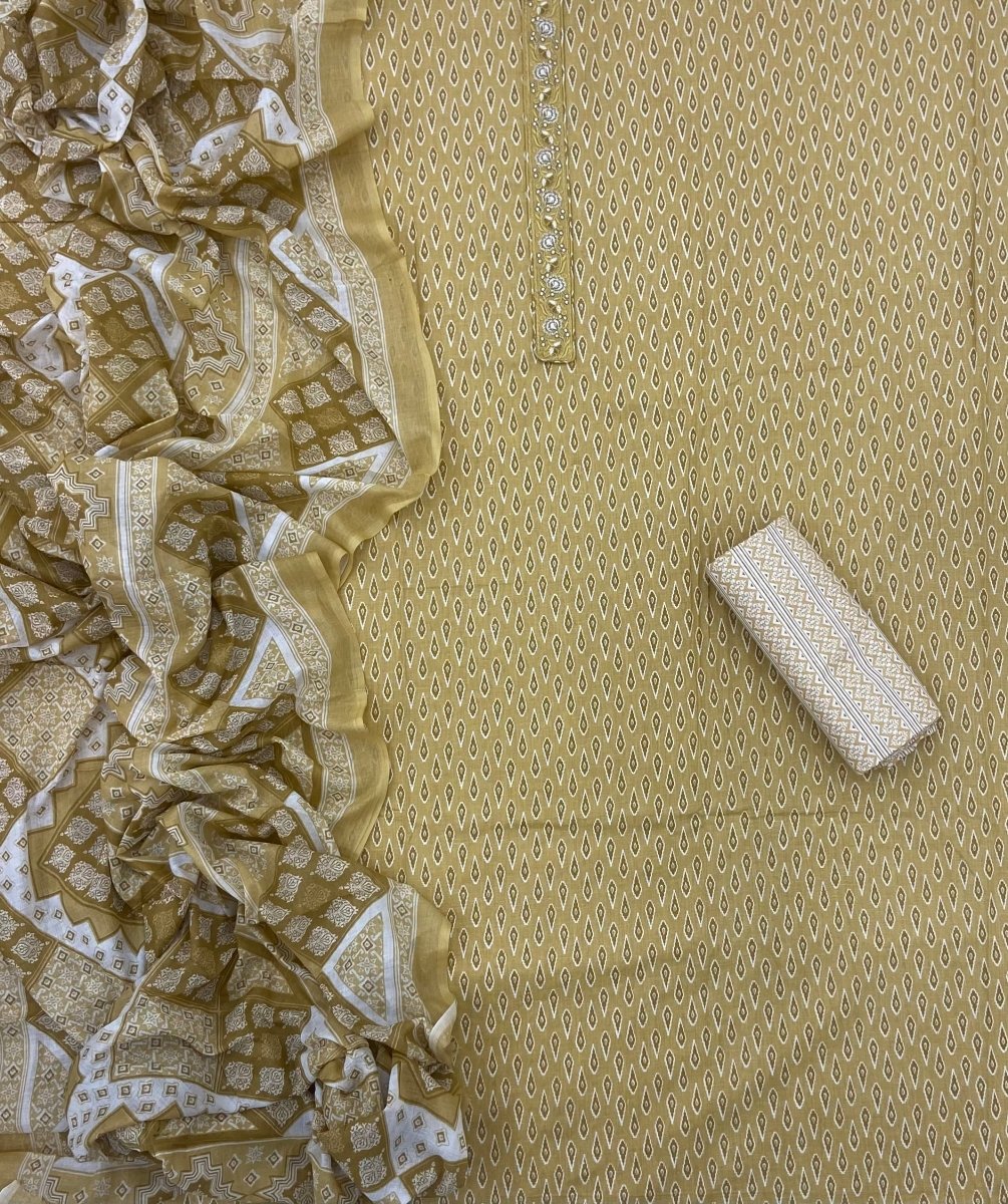 Elegant Work Pure Cotton Suit Set - Yanchi