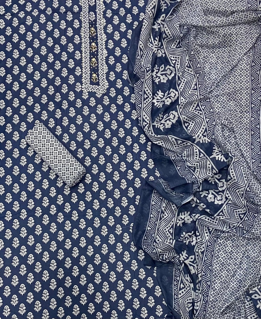 Elegant Work Pure Cotton Suit Set - Yanchi