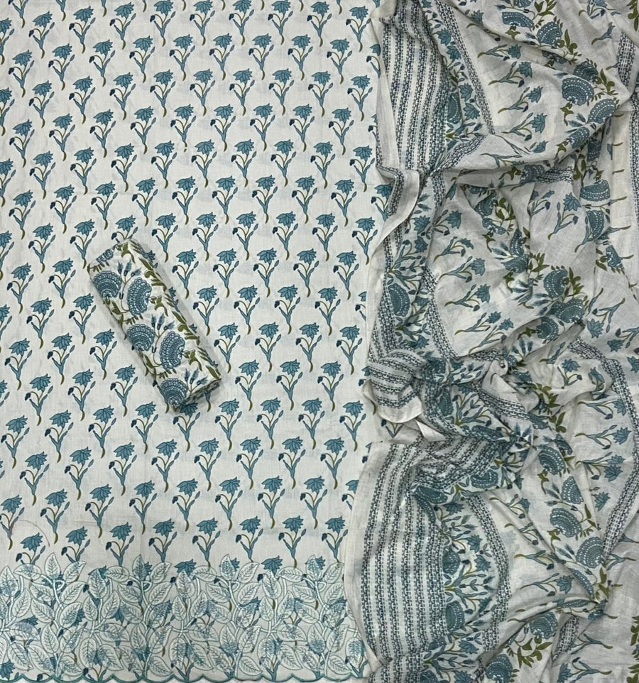 Elegant Work Pure Cotton Suit Set - Yanchi