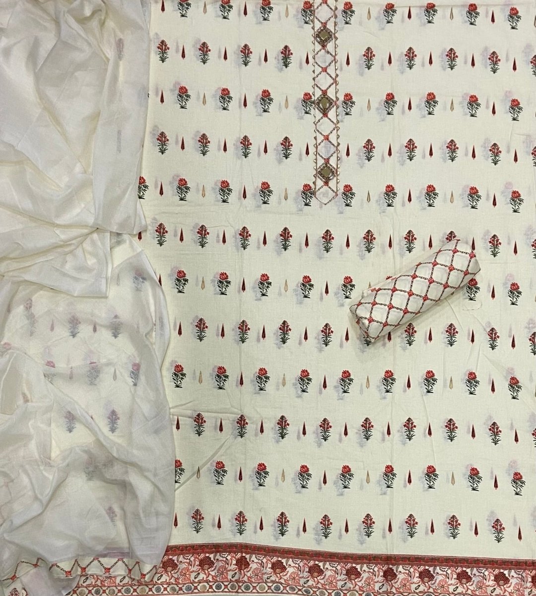Elegant Work Pure Cotton Suit Set - Yanchi