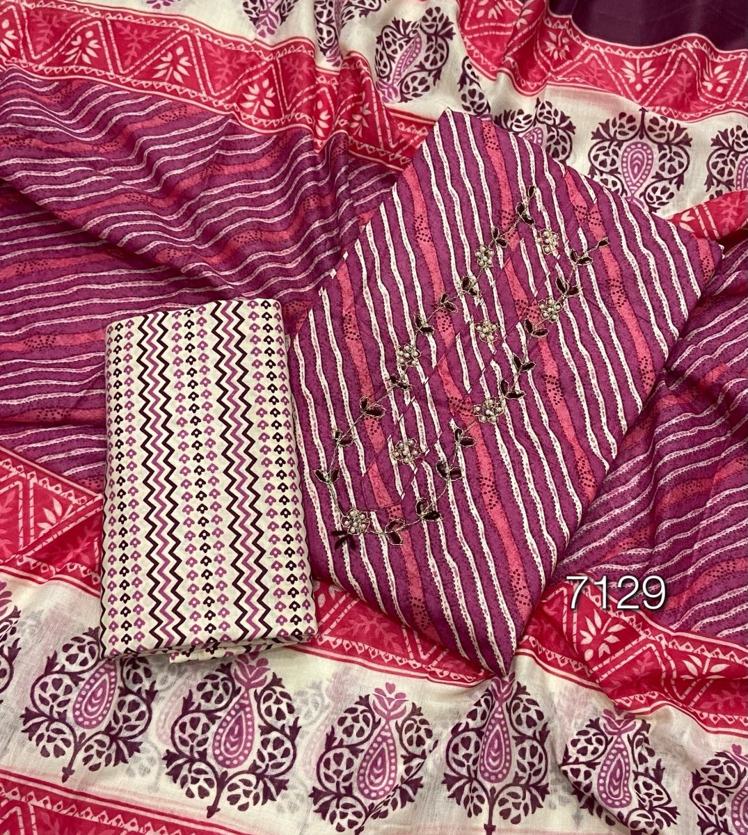 Elegant Work Pure Cotton Suit Set - Yanchi