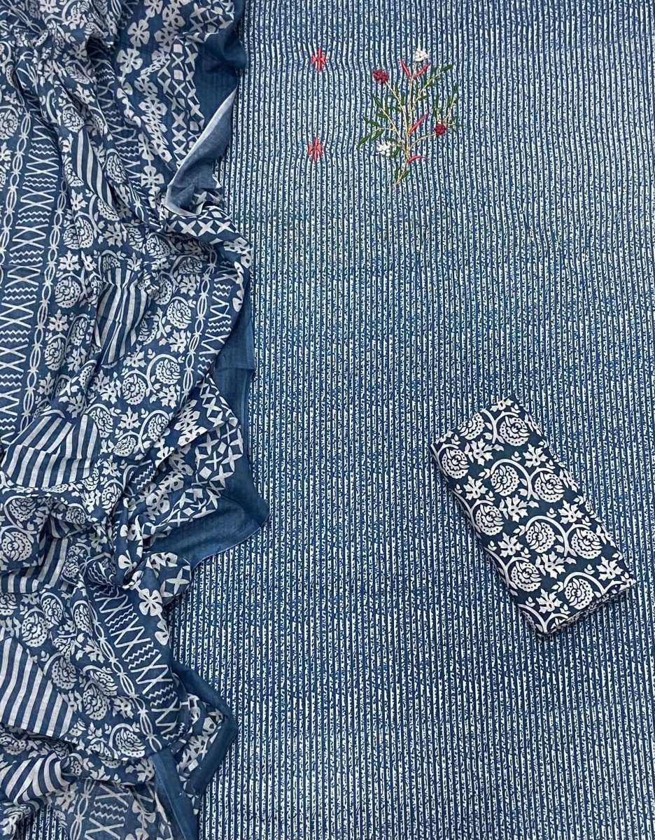 Elegant Work Pure Cotton Suit Set - Yanchi