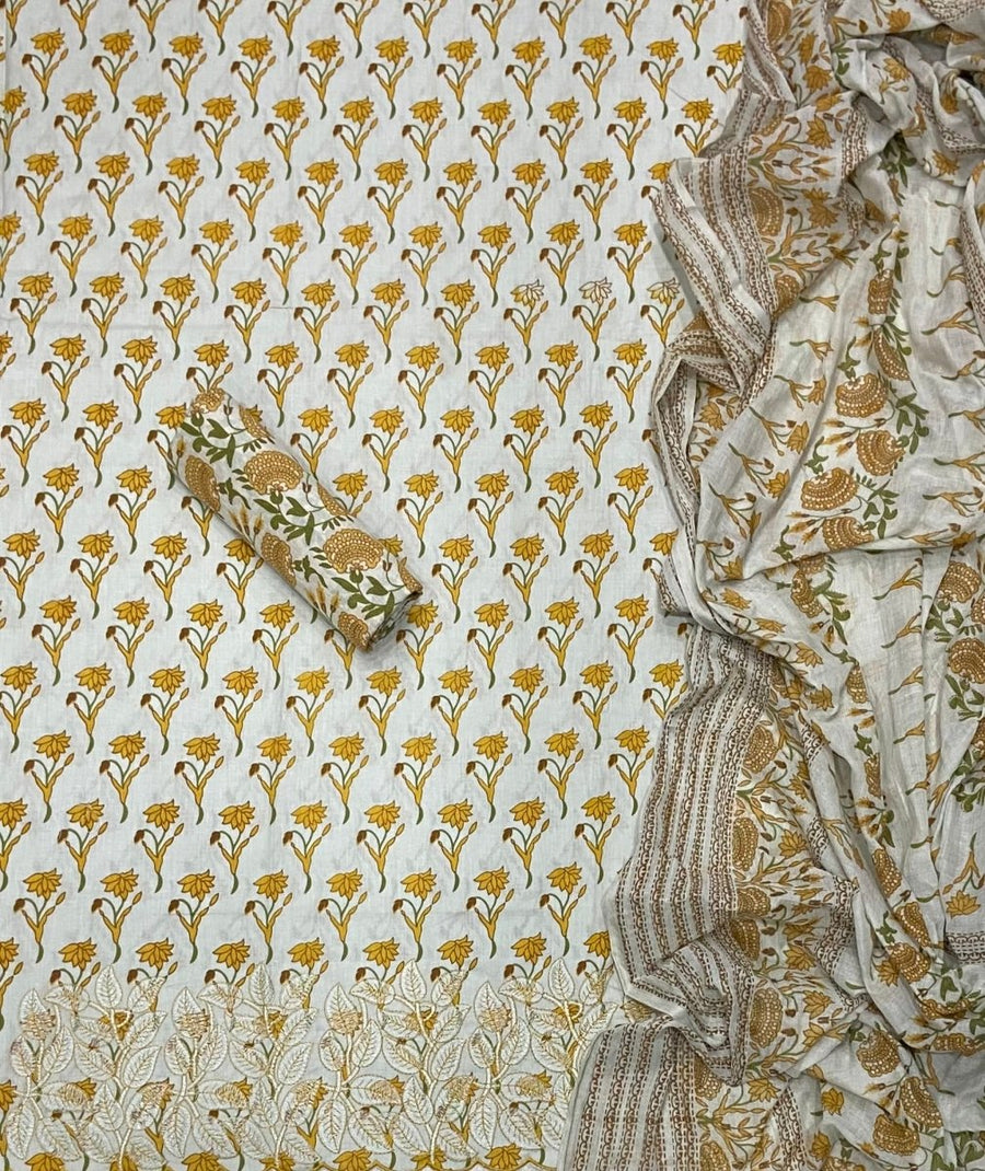 Elegant Work Pure Cotton Suit Set - Yanchi