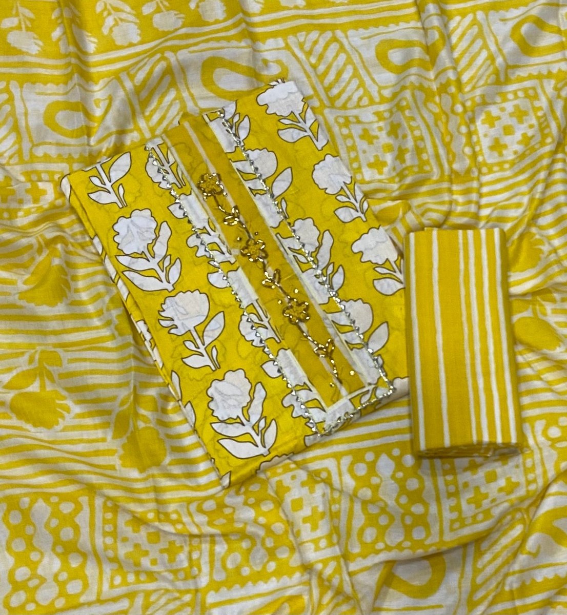 Elegant Work Pure Cotton Suit Set - Yanchi