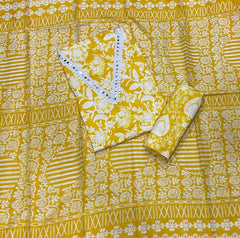 Elegant Work Pure Cotton Suit Set - Yanchi