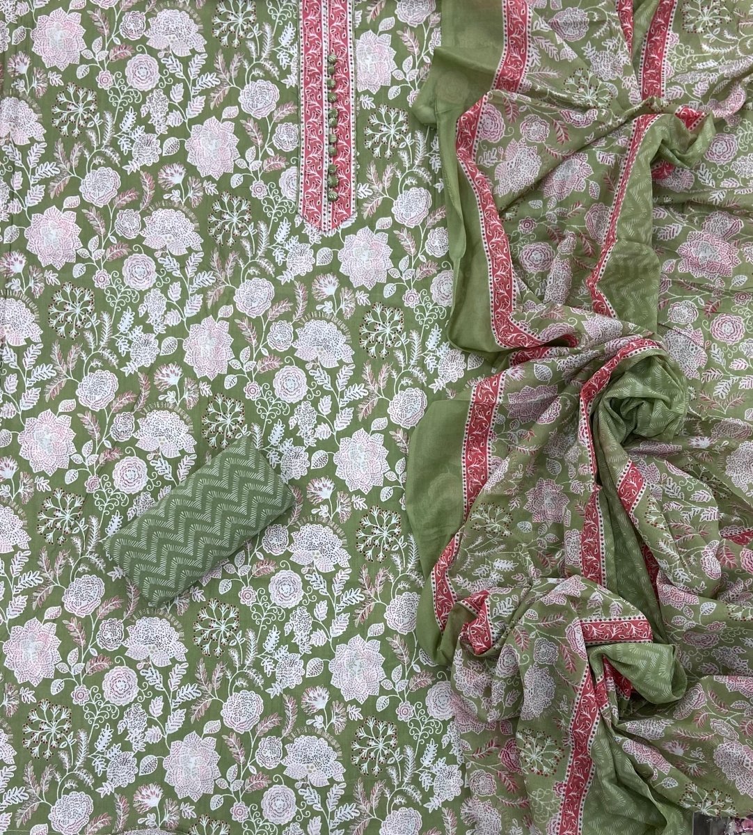 Elegant Work Pure Cotton Suit Set - Yanchi