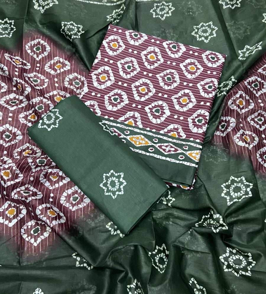 Enchant Cotton Print Suit Set - Yanchi