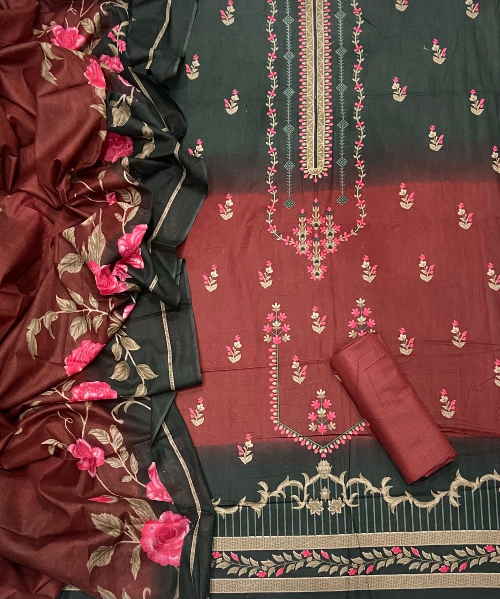 Enchant Cotton Print Suit Set - Yanchi
