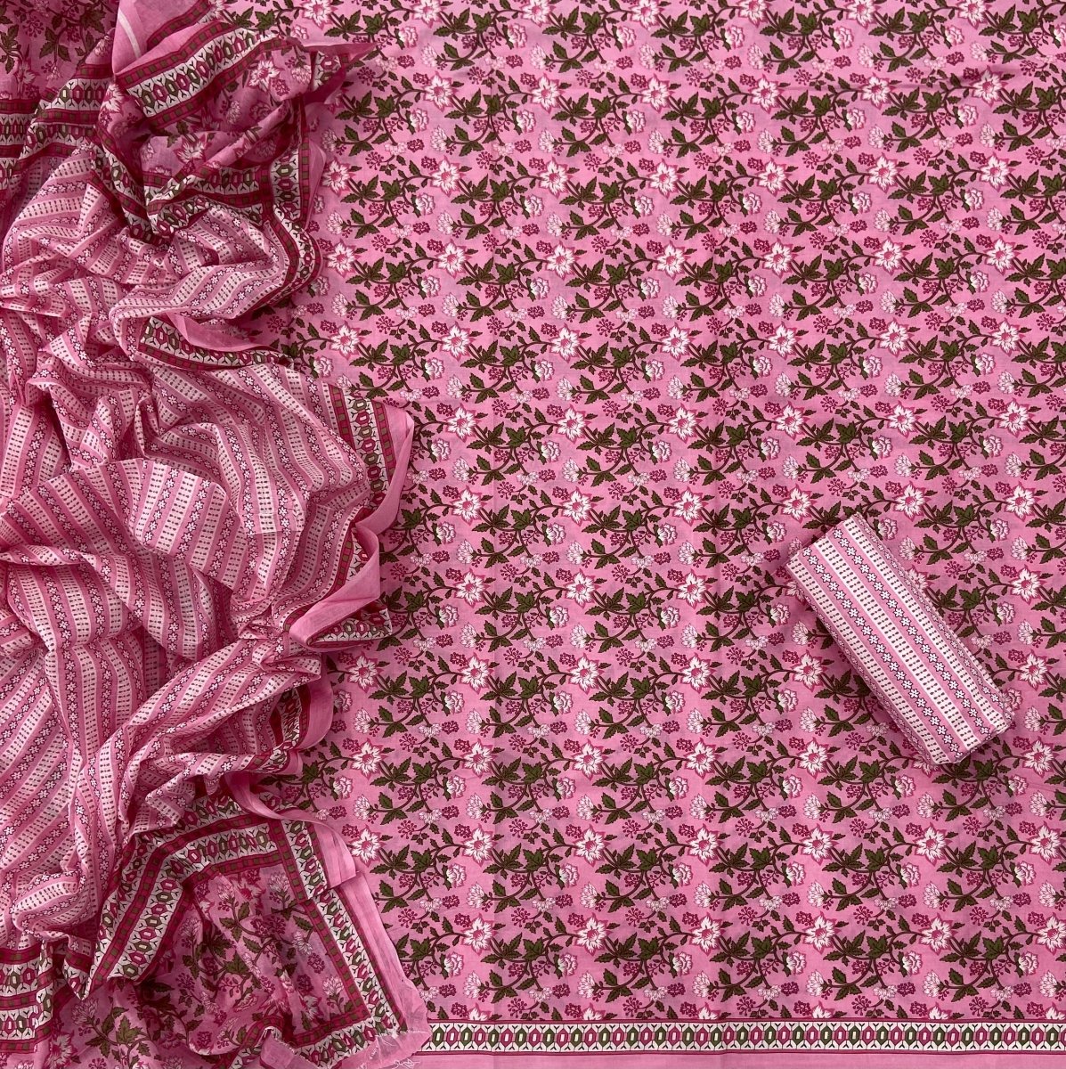 Enchant Cotton Print Suit Set - Yanchi