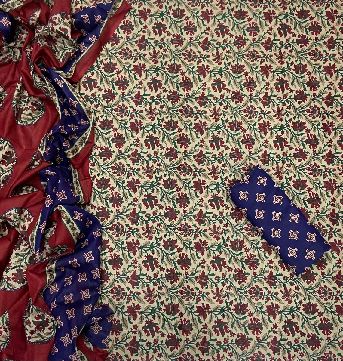 Enchant Cotton Print Suit Set - Yanchi
