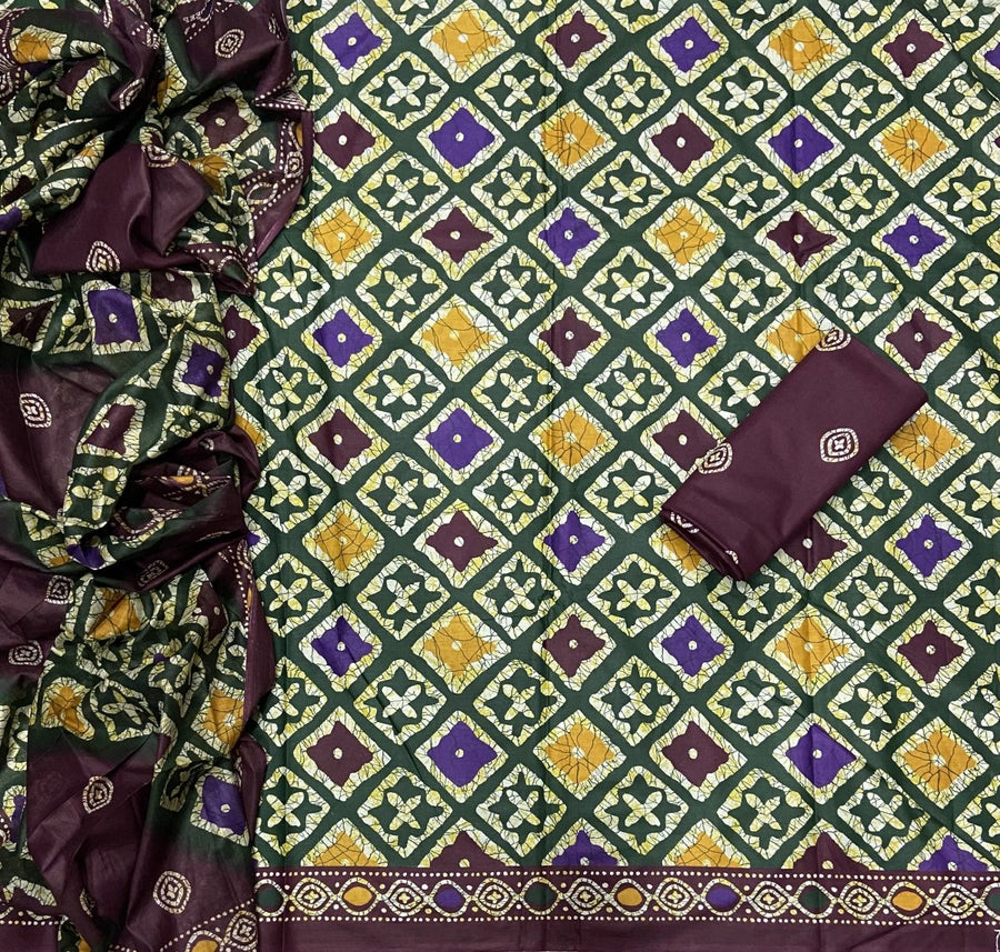 Enchant Cotton Print Suit Set - Yanchi