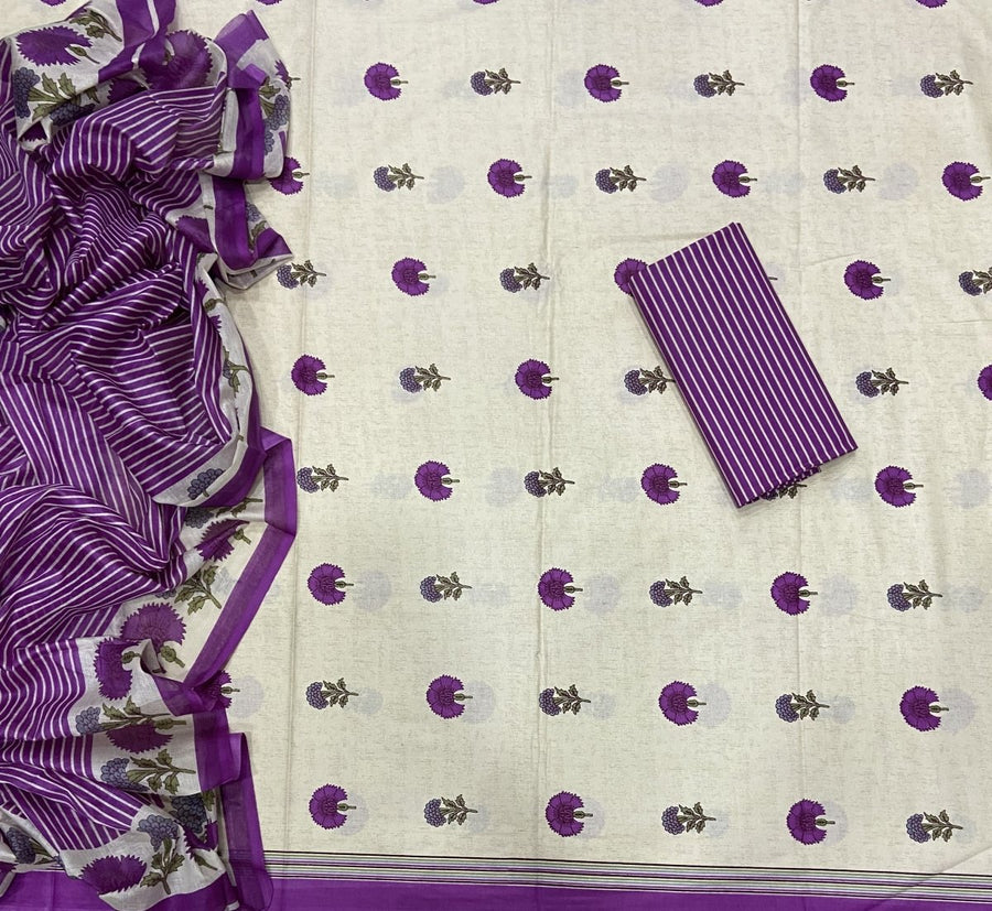 Enchant Cotton Print Suit Set - Yanchi