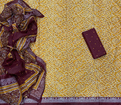 Enchant Cotton Print Suit Set - Yanchi