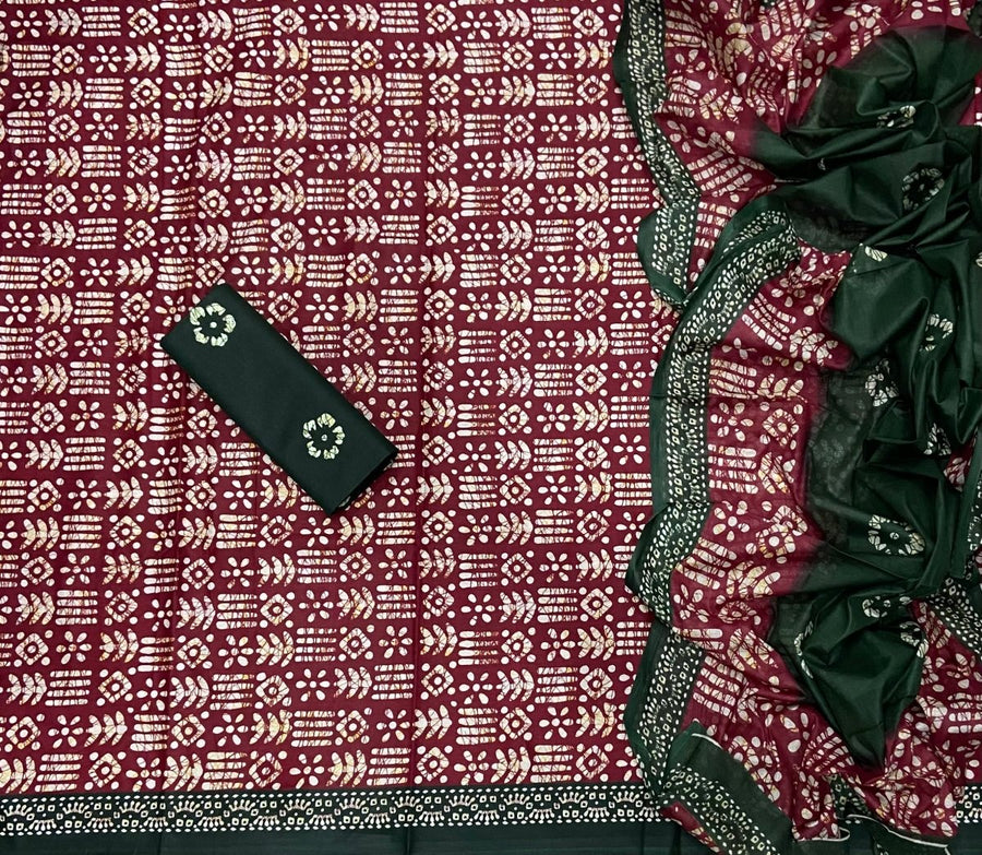 Enchant Cotton Print Suit Set - Yanchi