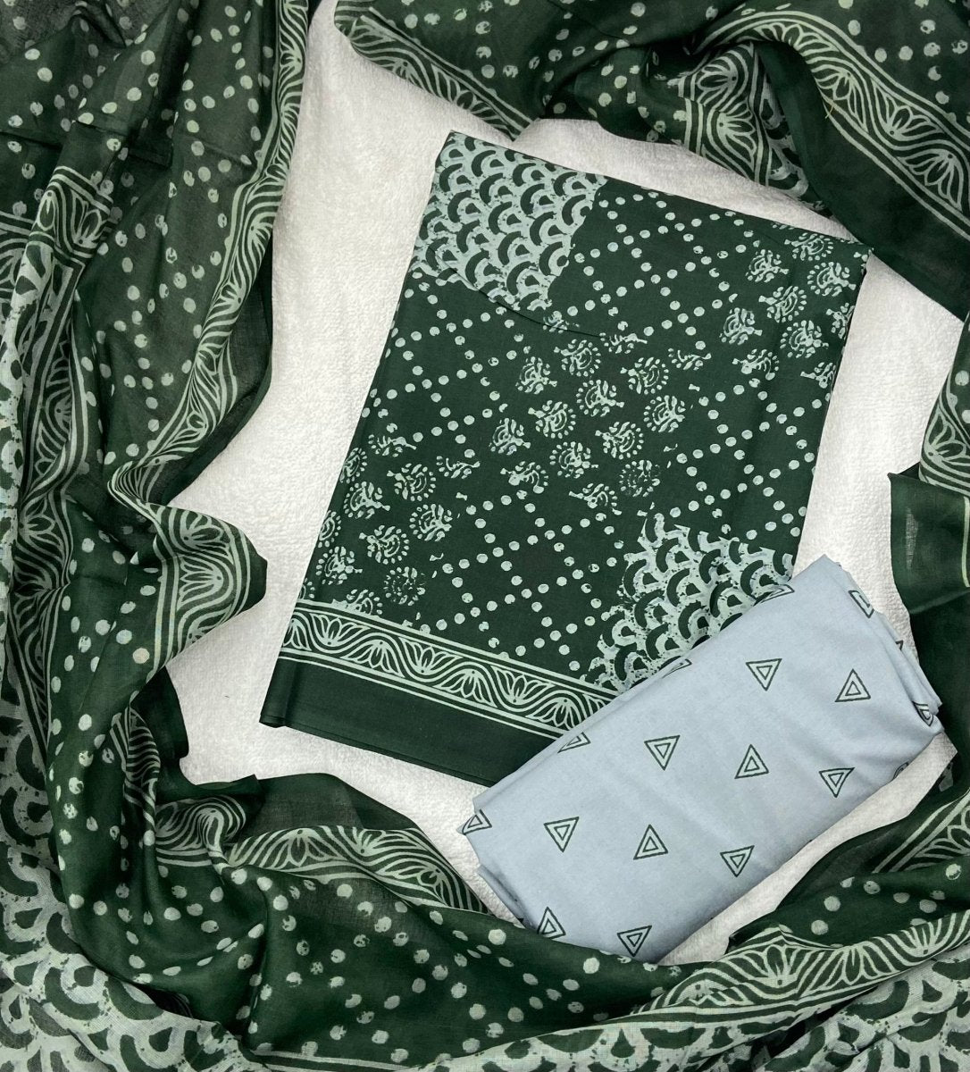 Enchant Cotton Print Suit Set - Yanchi