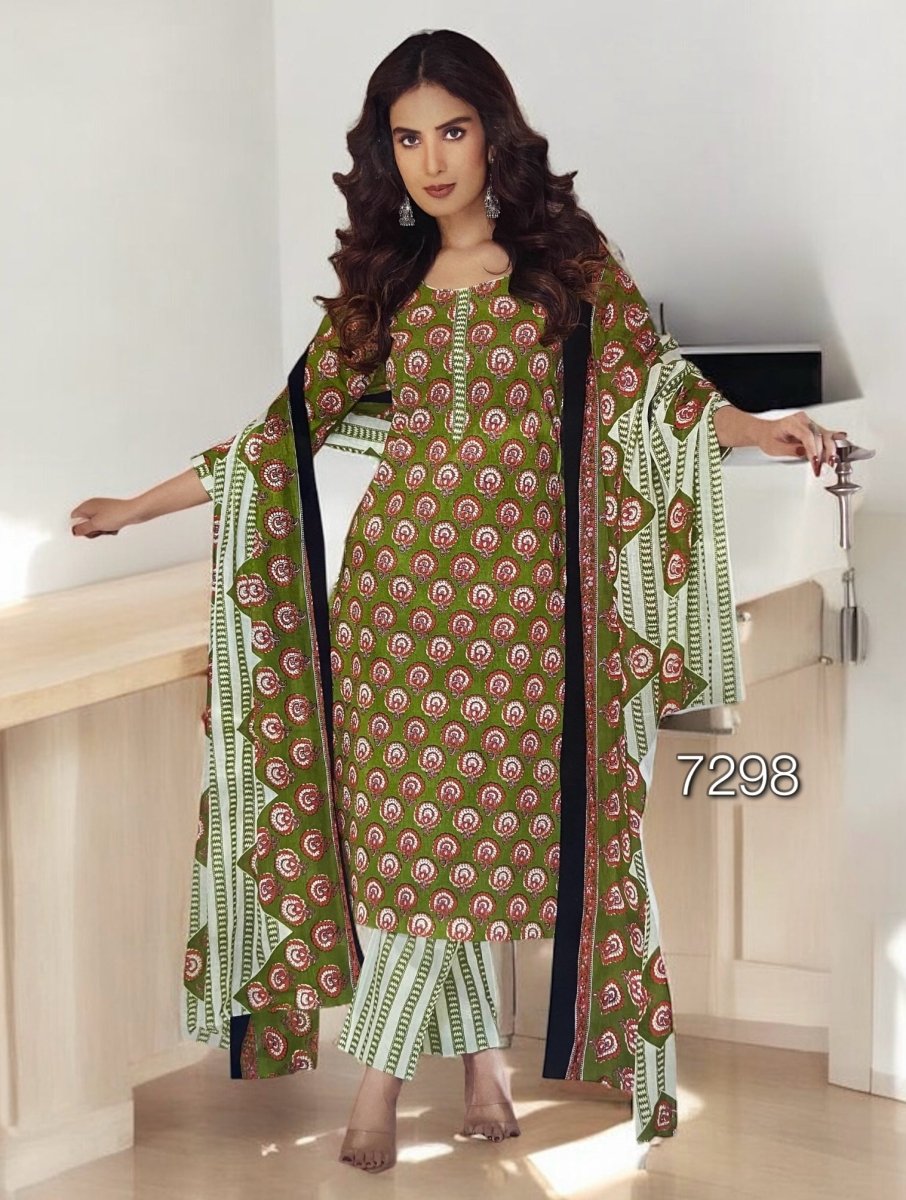 Enchant Cotton Print Suit Set - Yanchi