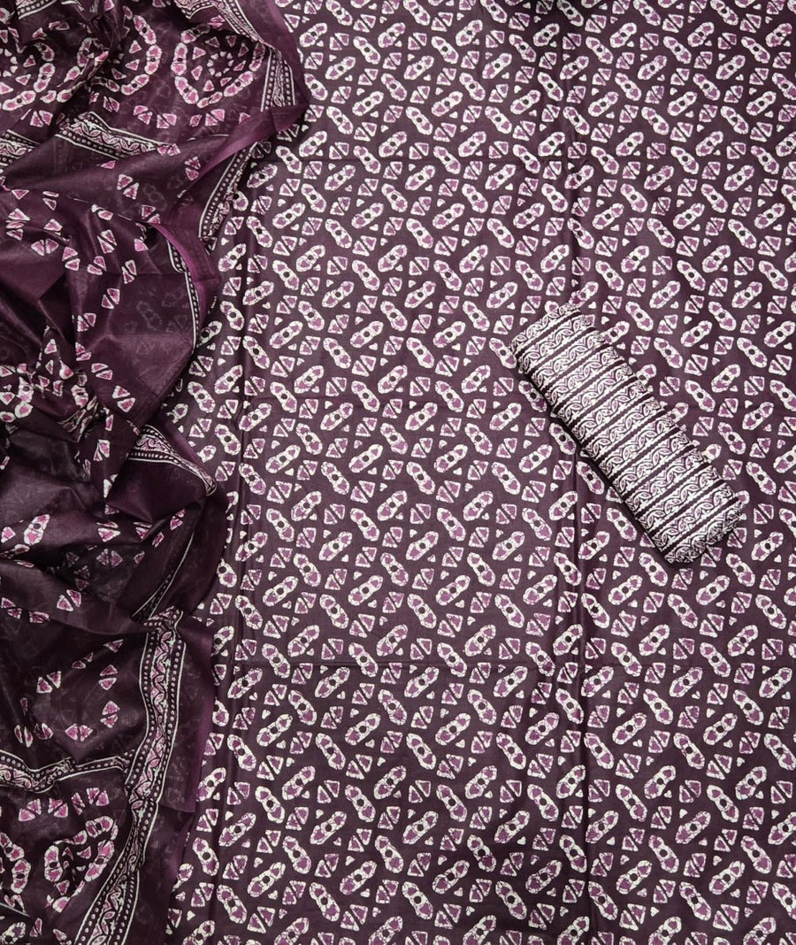 Enchant Cotton Print Suit Set - Yanchi