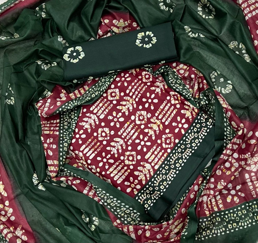 Enchant Cotton Print Suit Set - Yanchi