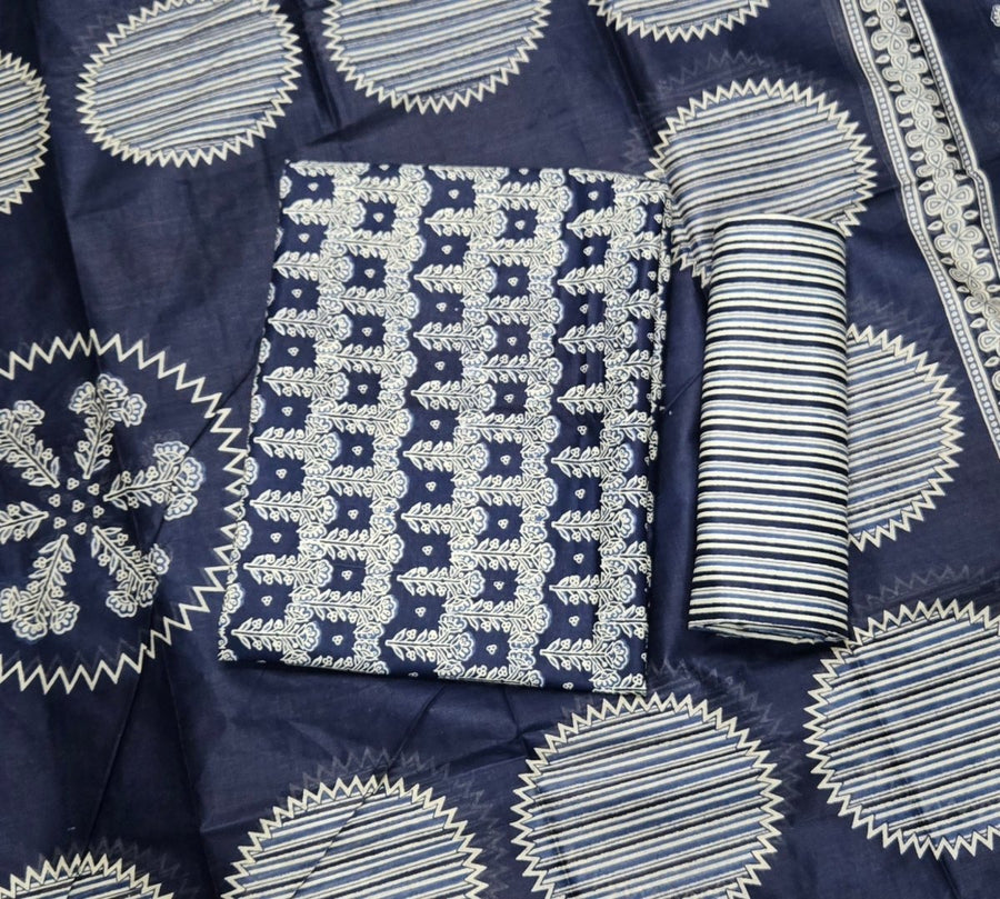 Enchant Cotton Print Suit Set - Yanchi