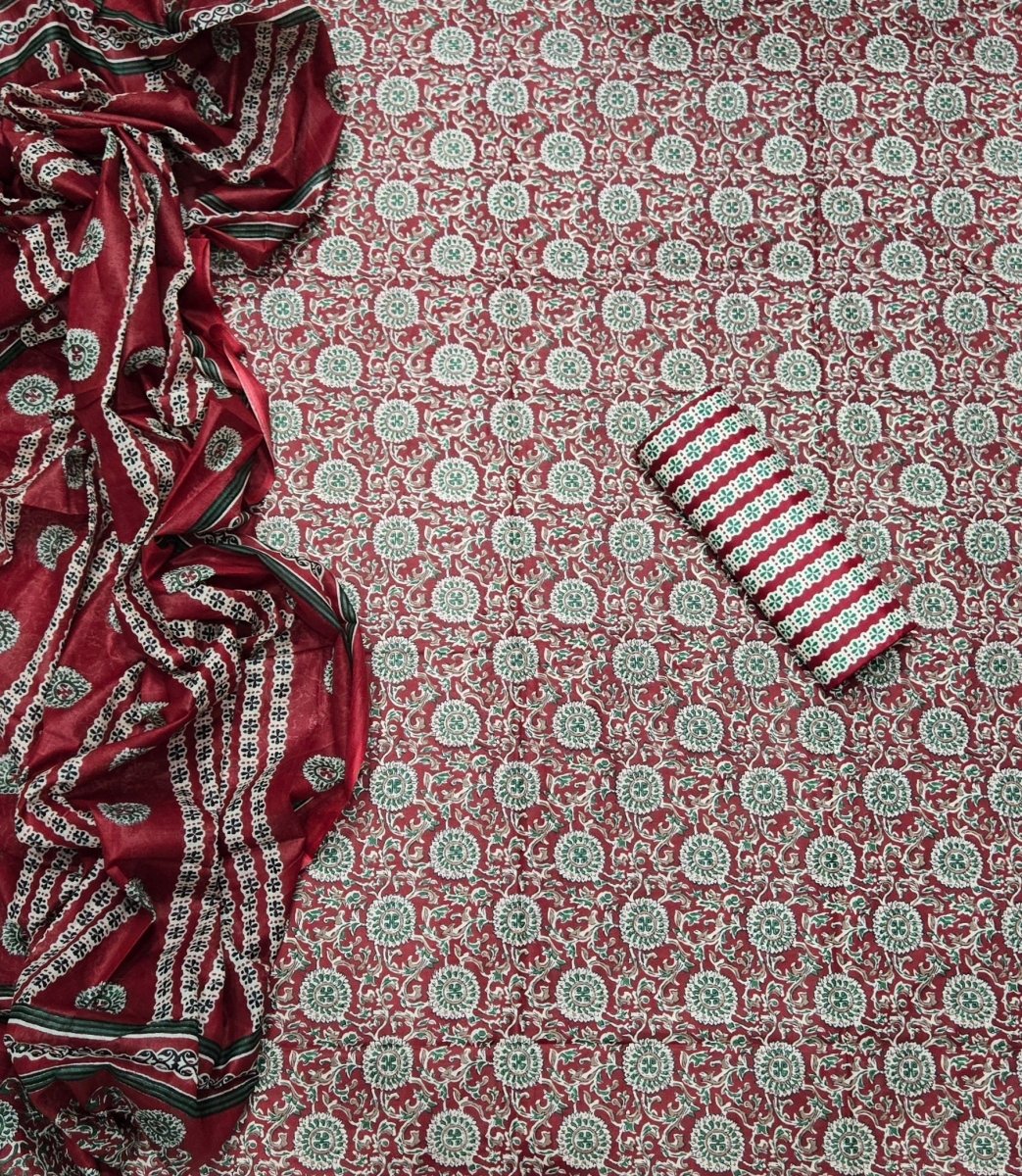 Enchant Cotton Print Suit Set - Yanchi