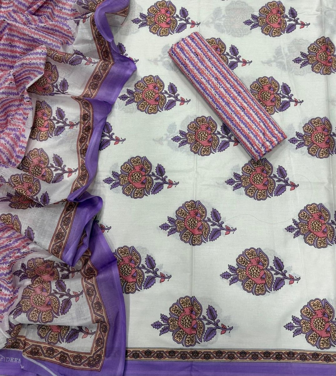 Enchant Cotton Print Suit Set - Yanchi