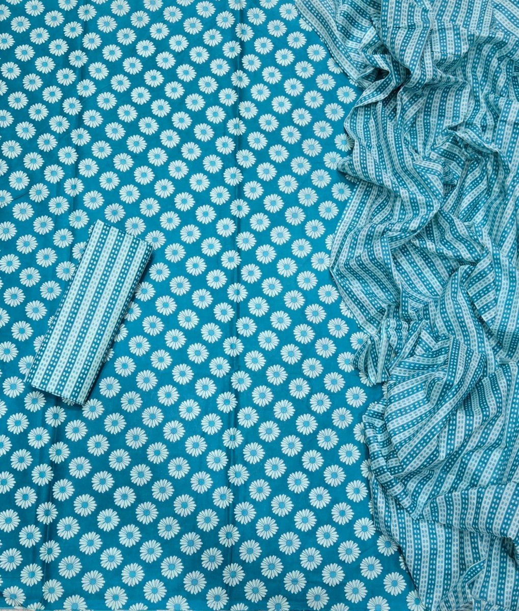 Enchant Cotton Print Suit Set - Yanchi